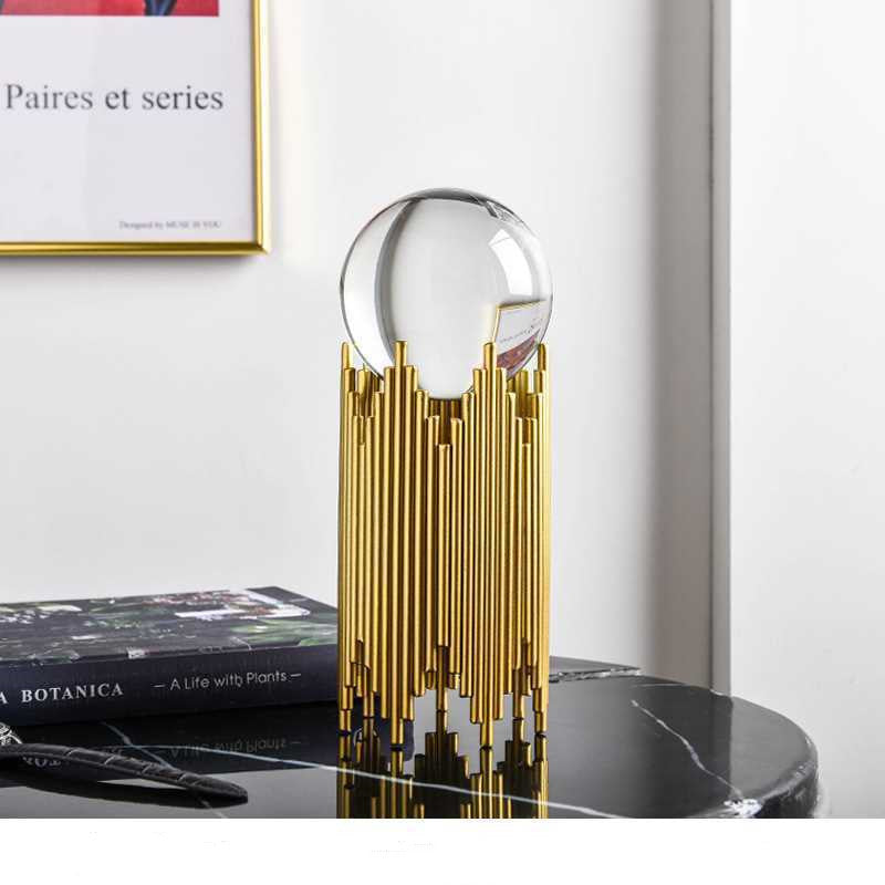Crystal Ball Metal Decoration Living Room