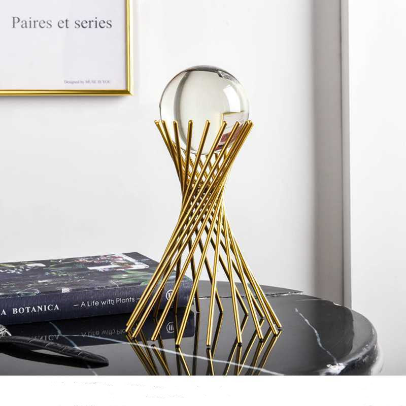 Crystal Ball Metal Decoration Living Room