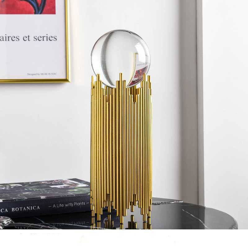 Crystal Ball Metal Decoration Living Room